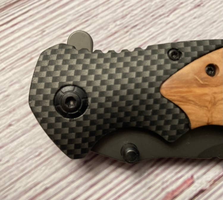Quail Tail Laser Art - The "God, Family, Country" Knife, Charlie Kirk Quote