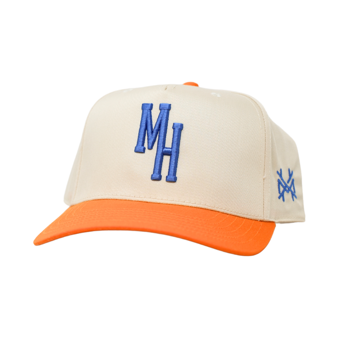 The Mad Hatter Co - The Varsity Trucker Hat: Black/White Otto