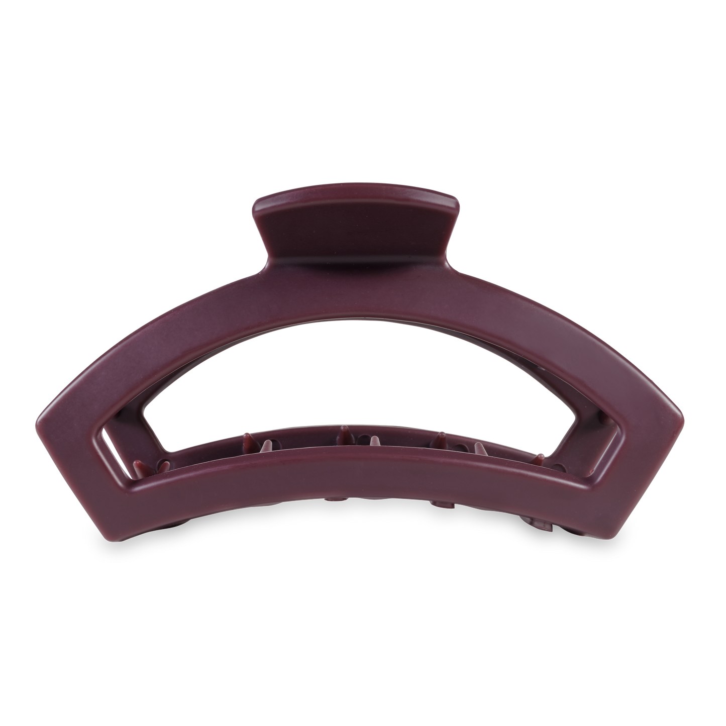 TELETIES - Open Hair Clip | Large | Burgundy Bliss