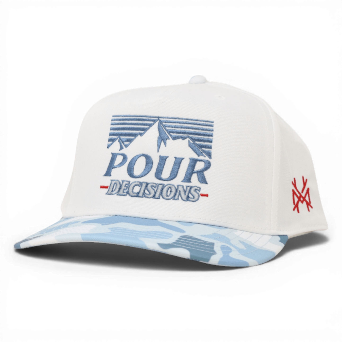 The Mad Hatter Co - Pour Decisions Trucker Hat: 7 Panel Black