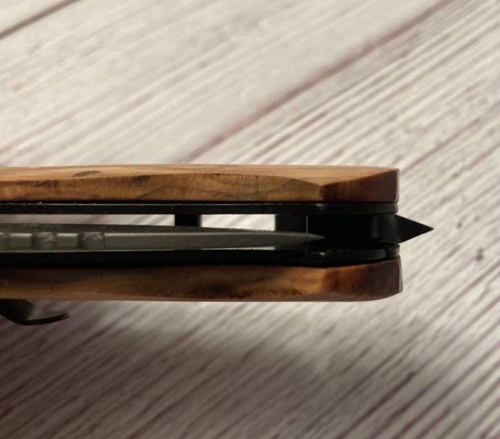 Quail Tail Laser Art - Dad - Man, Myth, Legend Knife