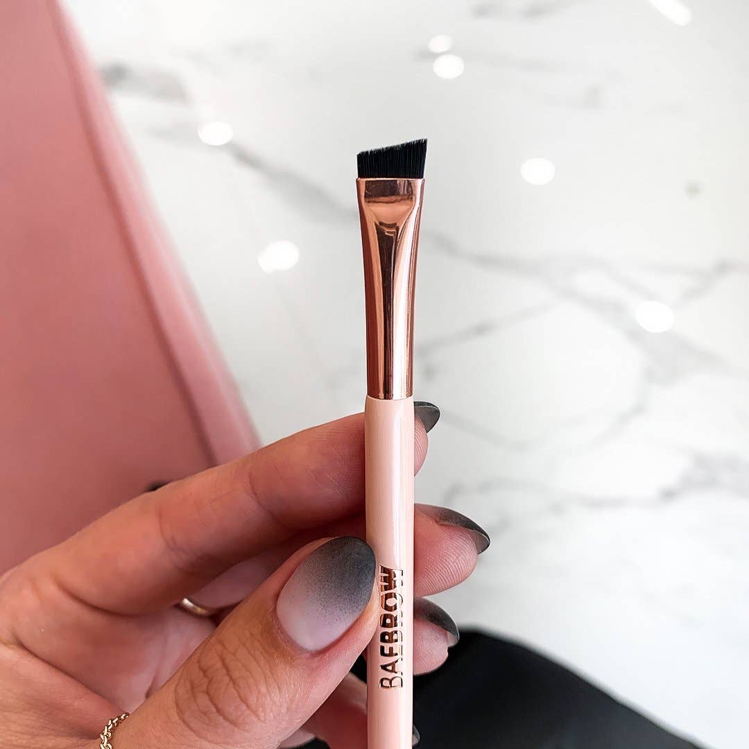 BAEBROW - DUAL ENDED BROW LINE BRUSH: Nude + Rose Gold