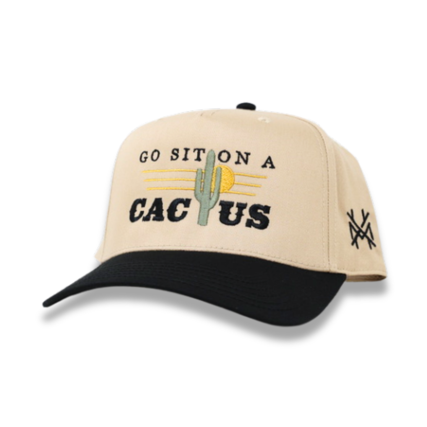 The Mad Hatter Co - Go Sit On A Cactus Western Desert Trucker Hat: Retro Sage/Natural