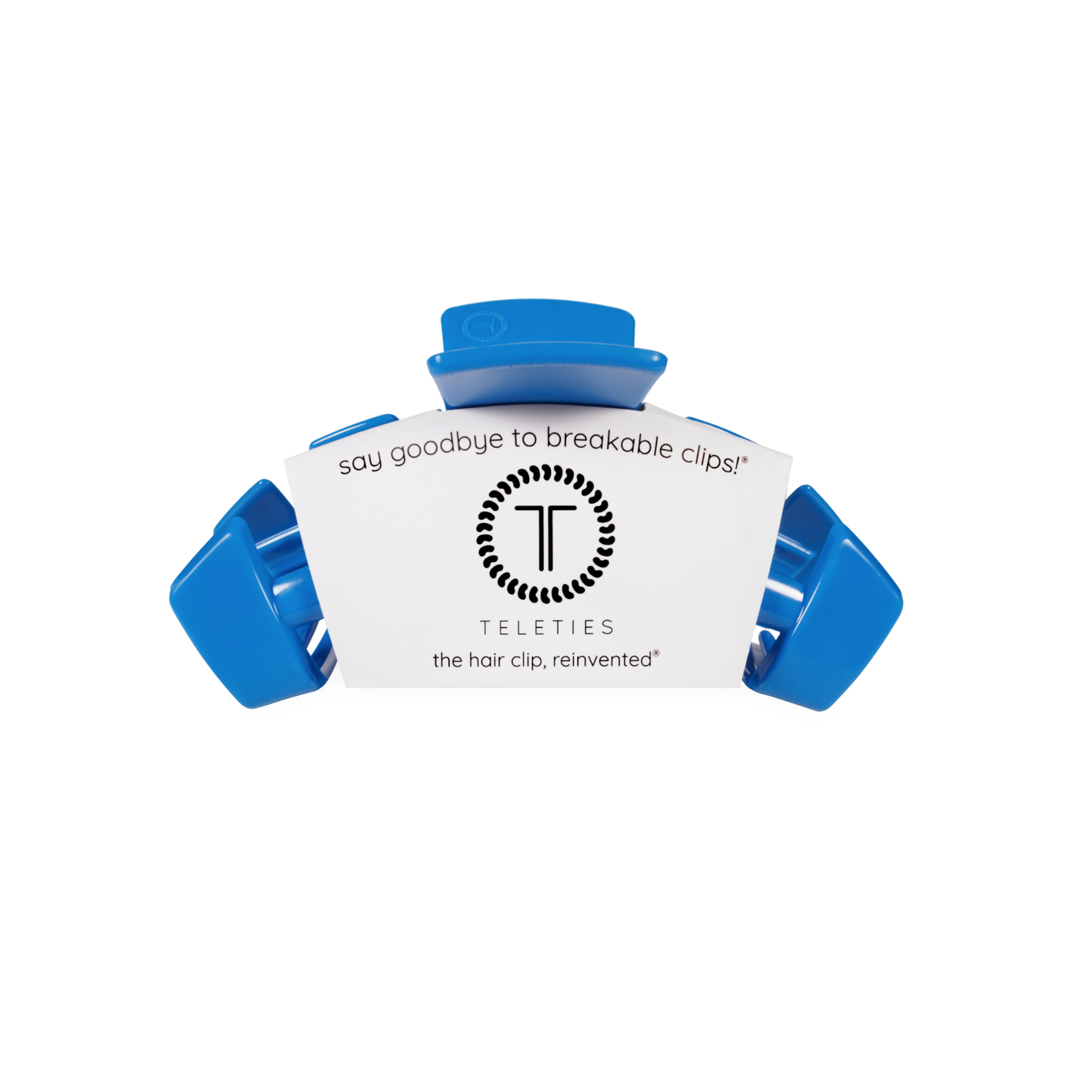 TELETIES - Classic Hair Clip | Small | USA Blue