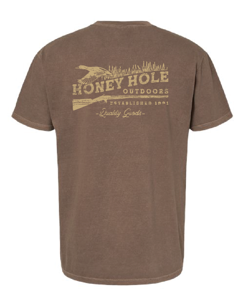 Honey Hole Outdoors - Short Sleeve - Duck Shotty: 2X