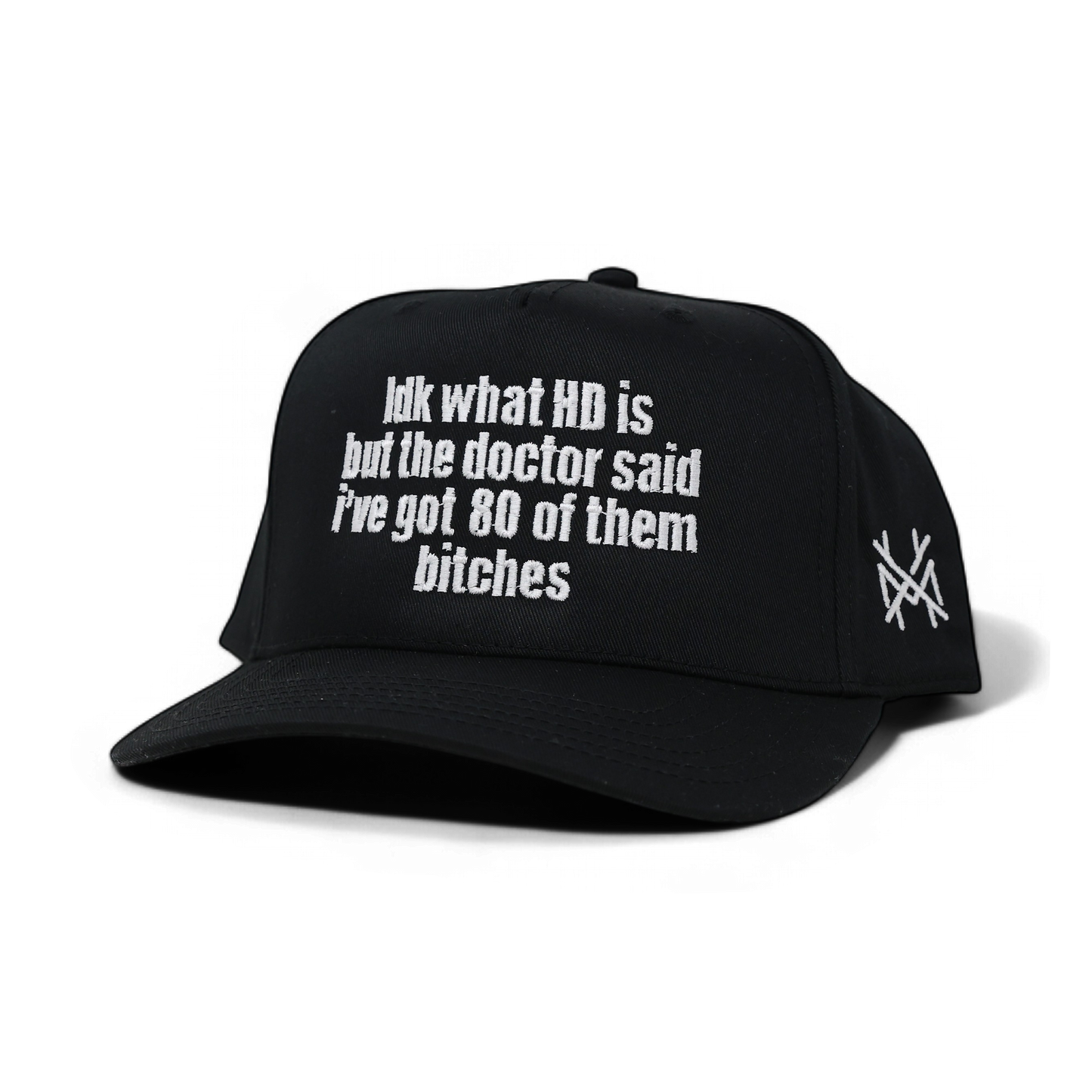 The Mad Hatter Co - 80 of Em' Snapback Hat: 7 Panel Black