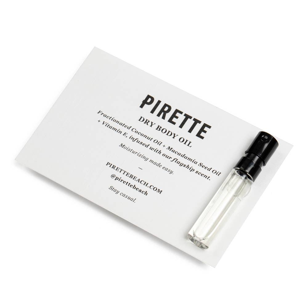 PIRETTE - Dry Body Oil Sample