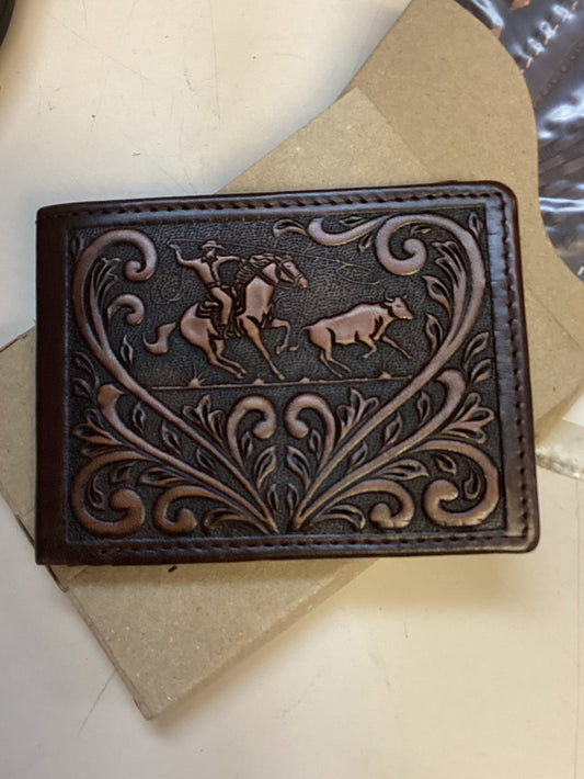 CHALLENGER HORSEWEAR MENS BIFOLD WALLET 18FKW121B