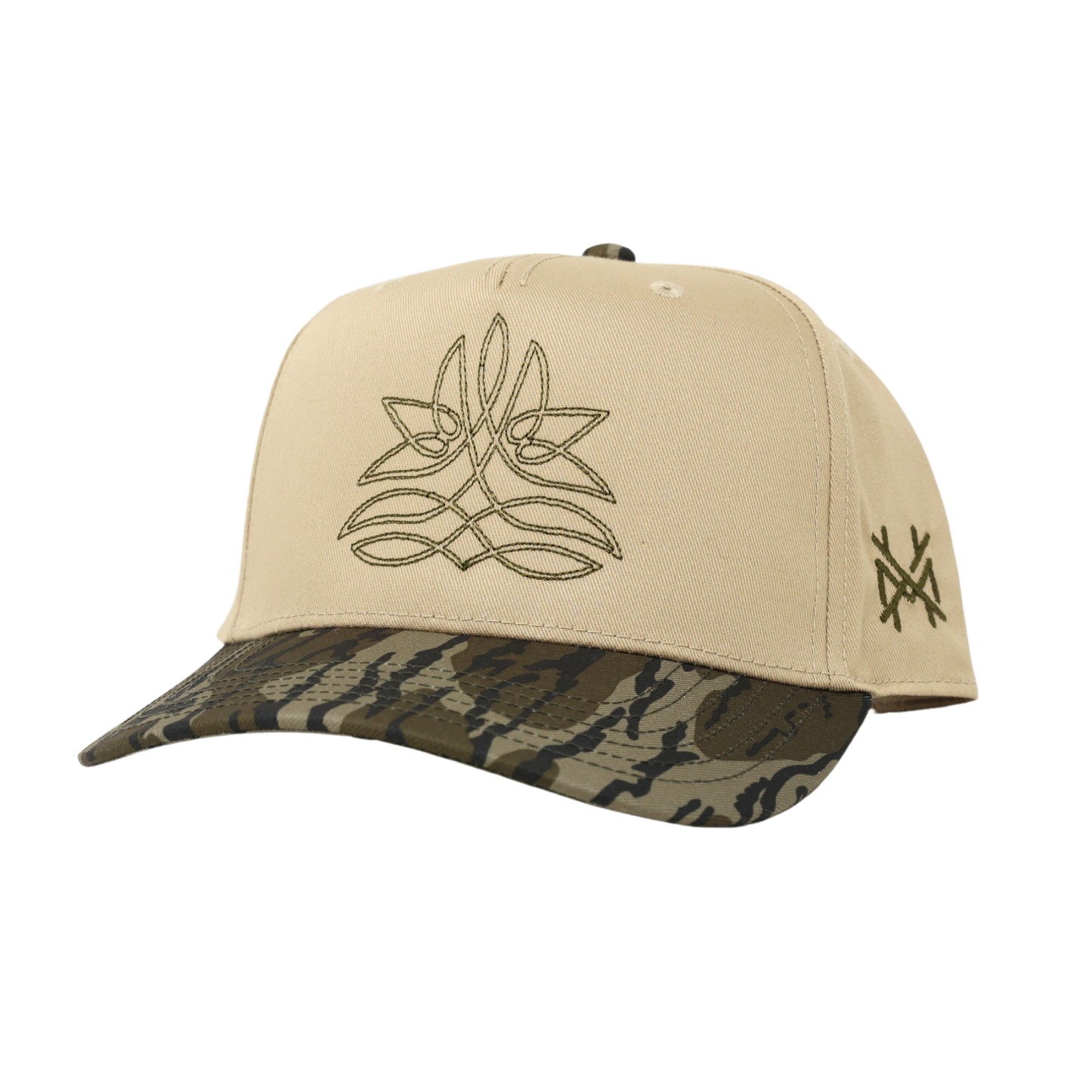 The Mad Hatter Co - Boot Stitch Western Trucker Hat : Retro Brown/Natural