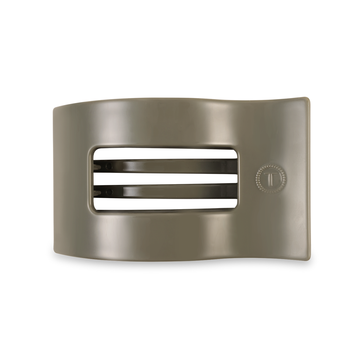TELETIES - Flat Rectangle Hair Clip | Medium | Sage It Ain't So