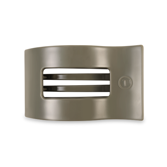 TELETIES - Flat Rectangle Hair Clip | Medium | Sage It Ain't So
