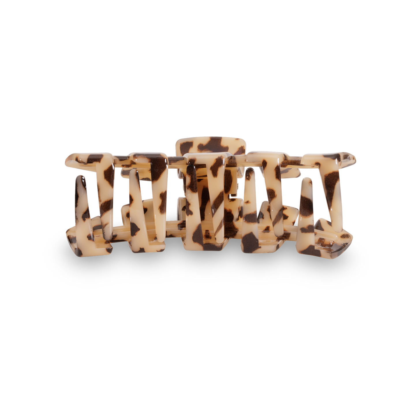 TELETIES - Classic Hair Clip | Tiny | Blonde Tortoise