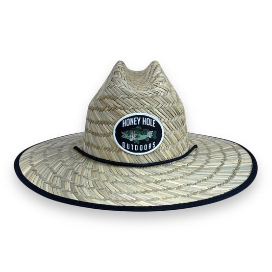 Honey Hole Outdoors - Straw Hat - Skelly Bass
