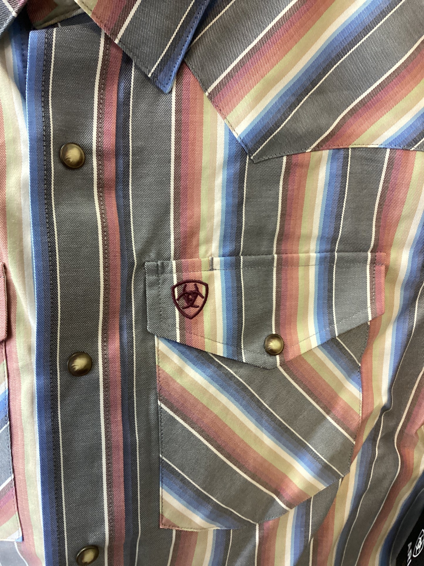 ARIAT MENS PRO SYLAS SNAP SHIRT OLIVE