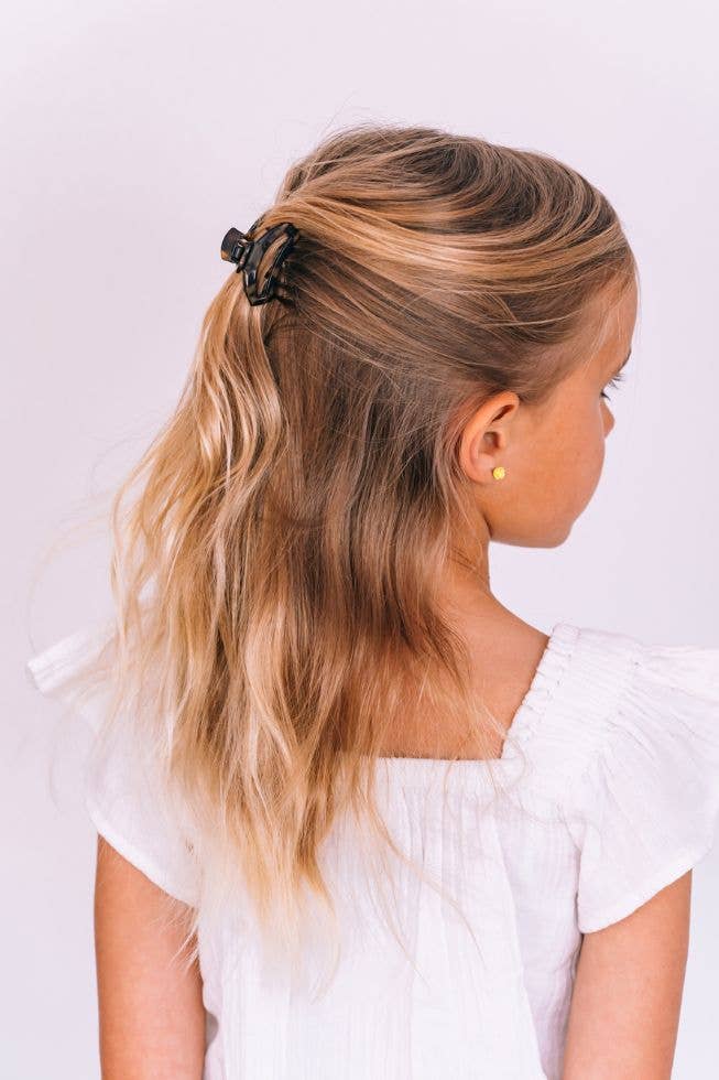 TELETIES - Open Hair Clip | Tiny | Tortoise