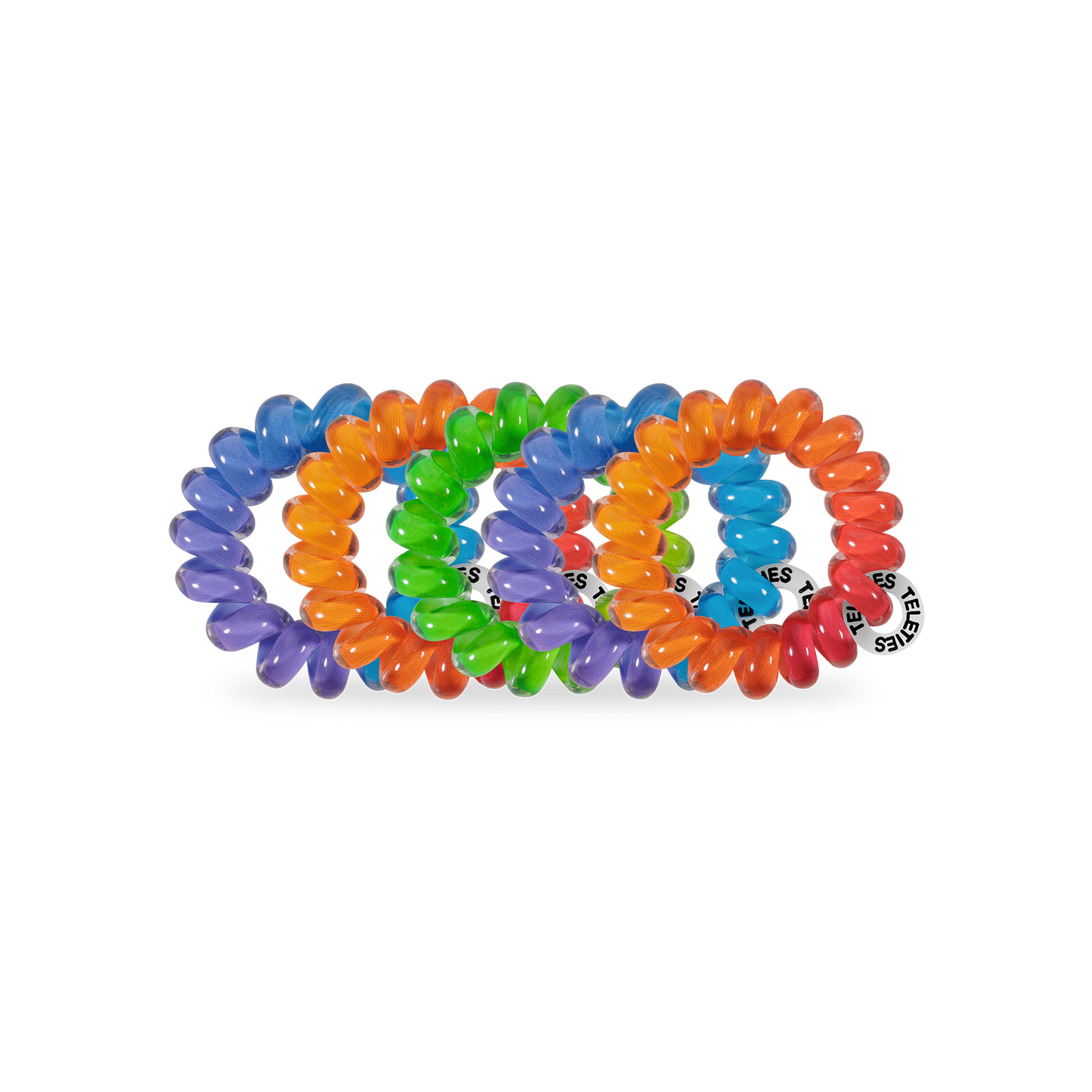 TELETIES - Spiral Hair Coils | Tiny | Heatwave