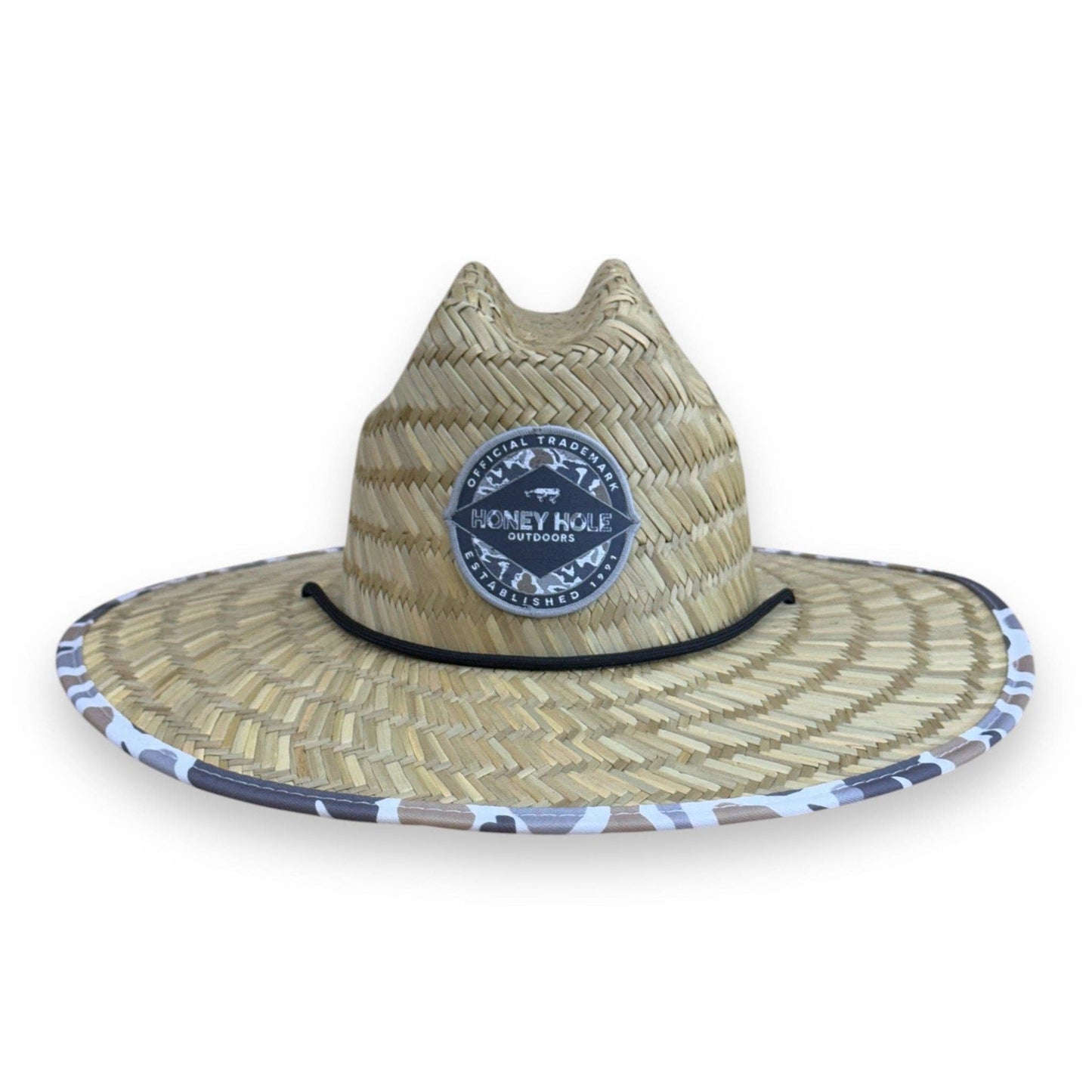Honey Hole Outdoors - Straw Hat - HH Camo