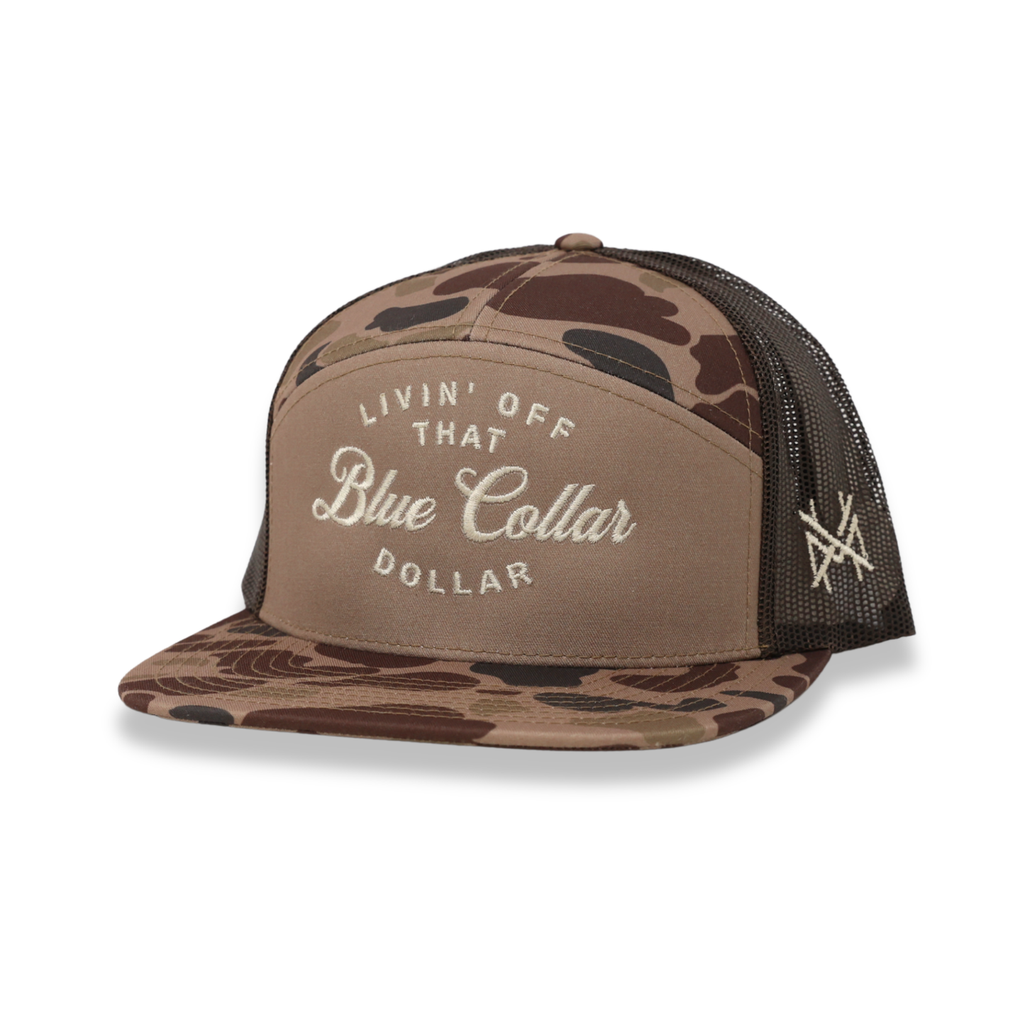 The Mad Hatter Co - Blue Collar Dollar: Flat Bill Lowland/Khaki