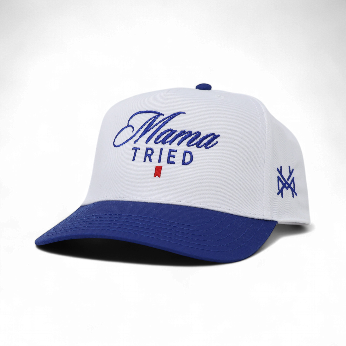 The Mad Hatter Co - Mama Tried Ultra Trucker Hat: Trucker Black/White