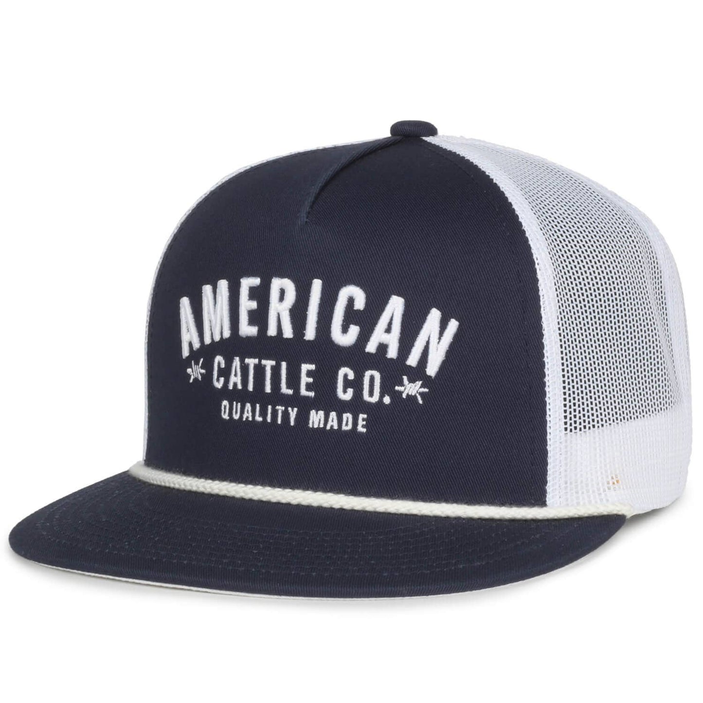 American Cattle Co - Quality Made Hat  : White