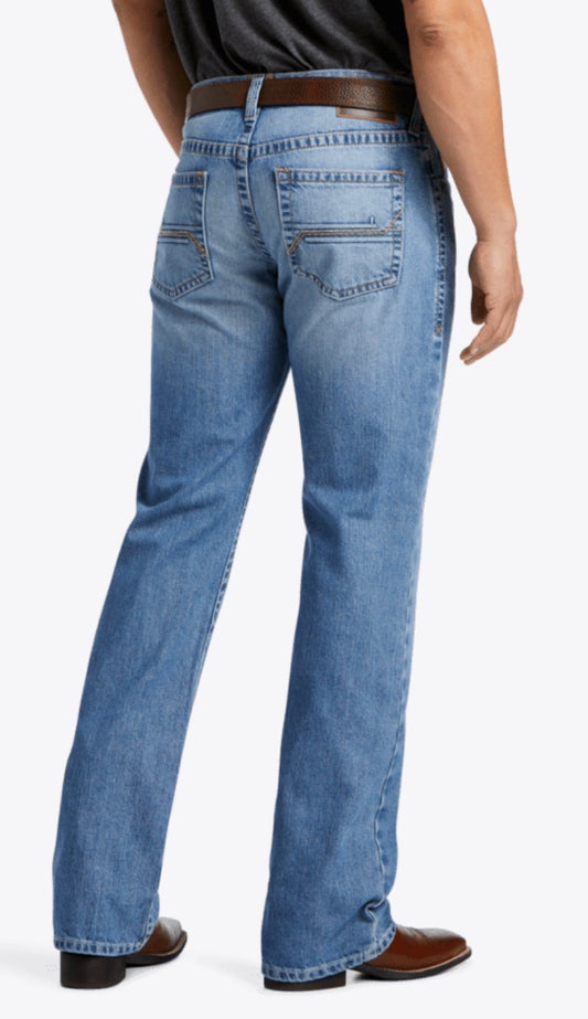 ARIAT MENS M4 RELAXED 3D GOLDFIELD BOOTCUT JEANS