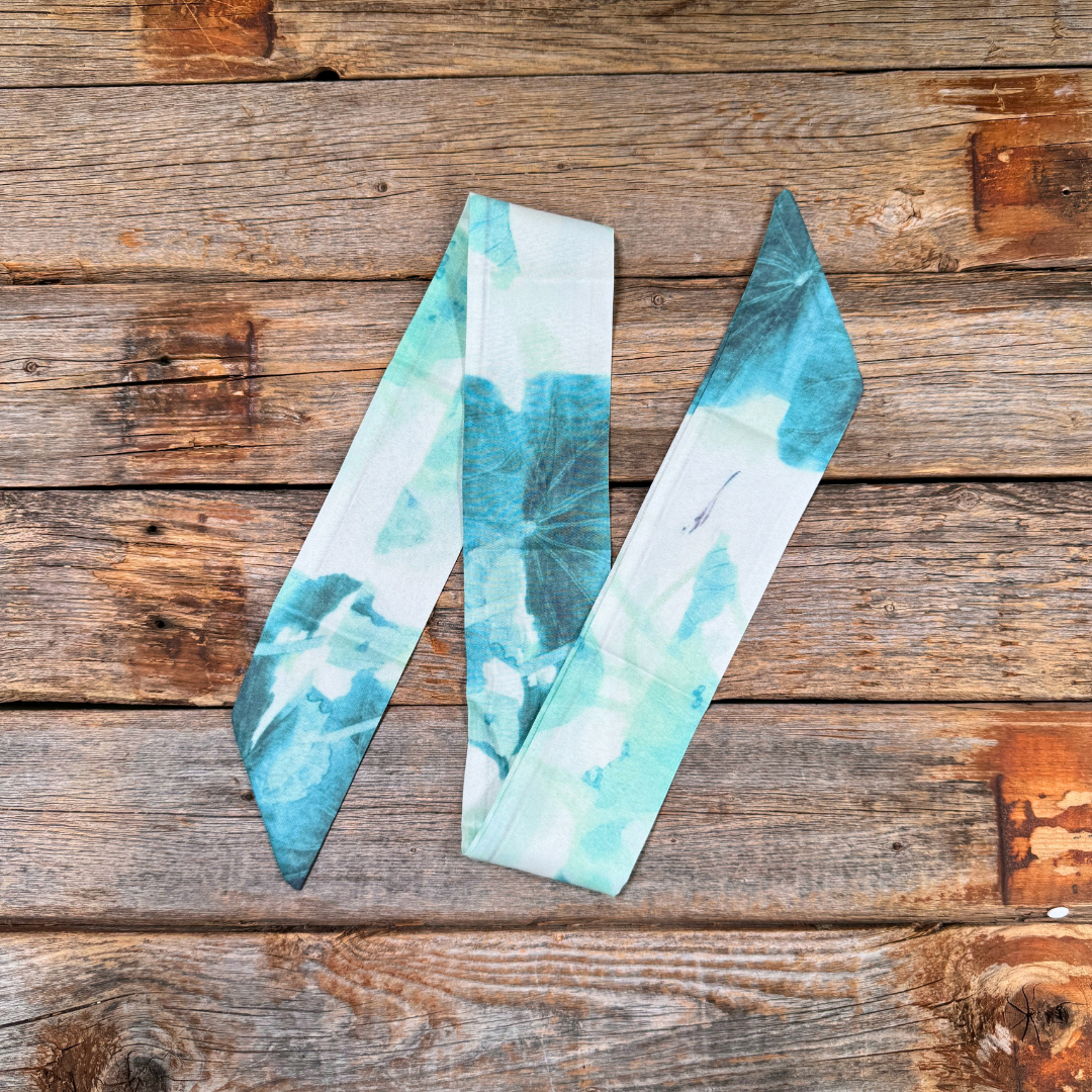 Rodeo Drive - Green Western Skinny Mini Wild Rag Scarf / Cowgirl Necktie #TW135