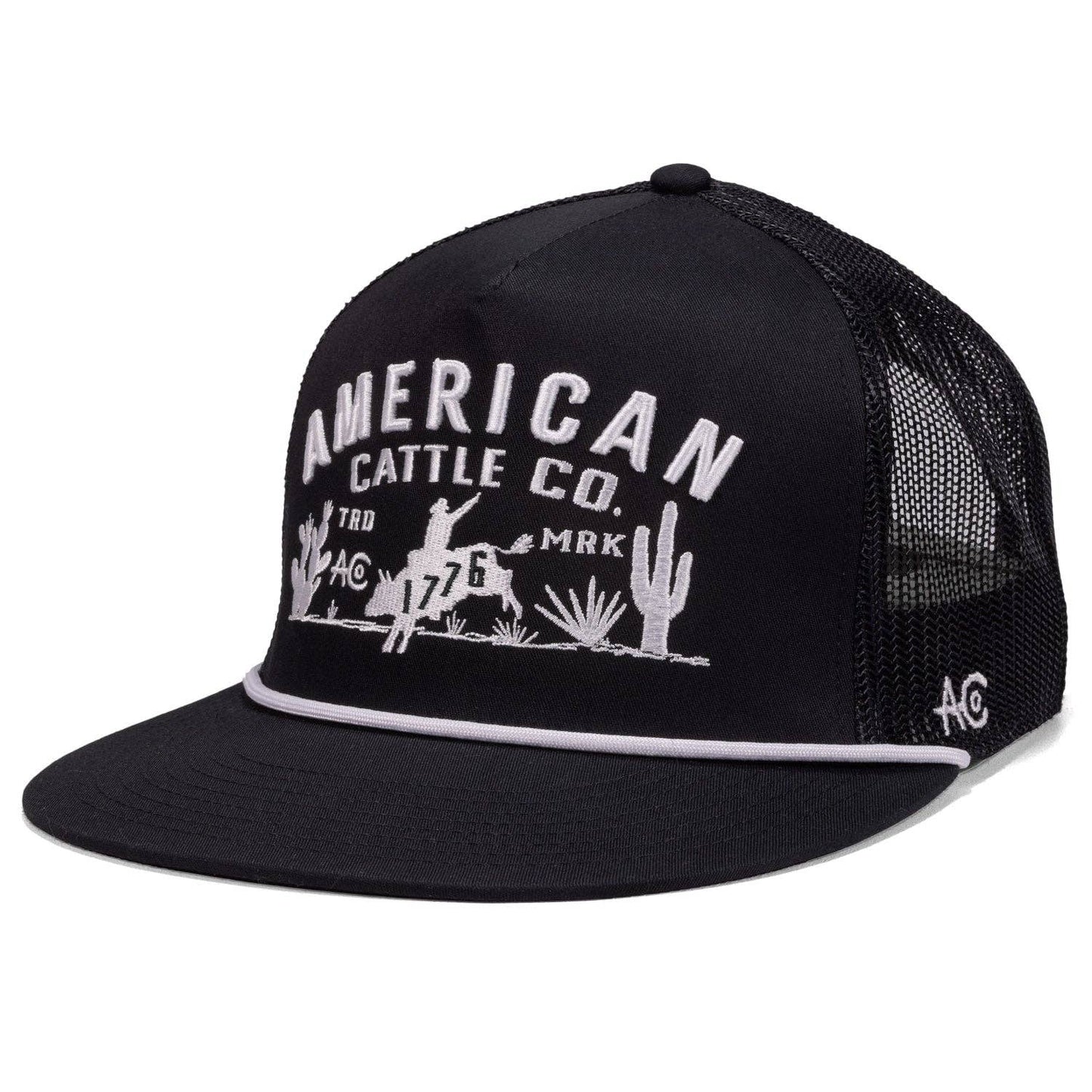 American Cattle Co - 8-Second Hat: Black