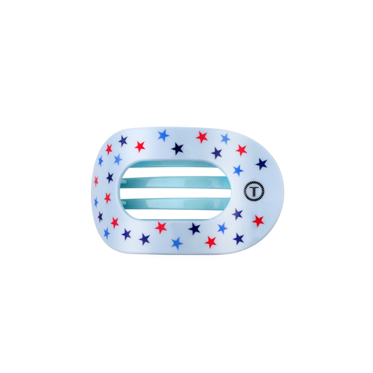 TELETIES - Flat Round Hair Clip | Small | United We Sparkle