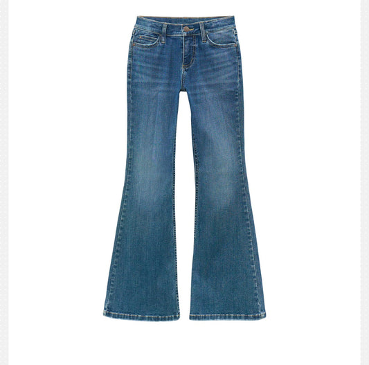 WRANGLER GIRLS WESTERN FLARE JEAN LILY