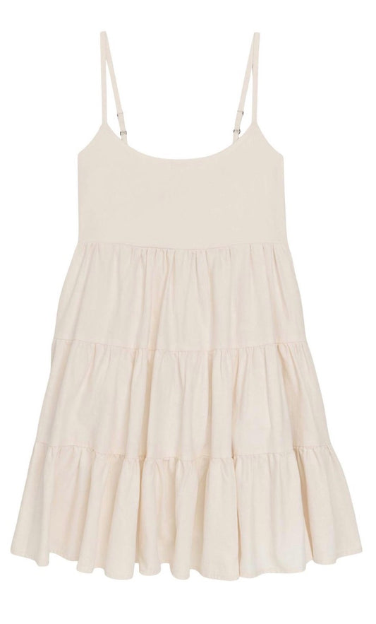 WRANGLER RETRO WOMENS PUNCHY TIERED MINI DRESS