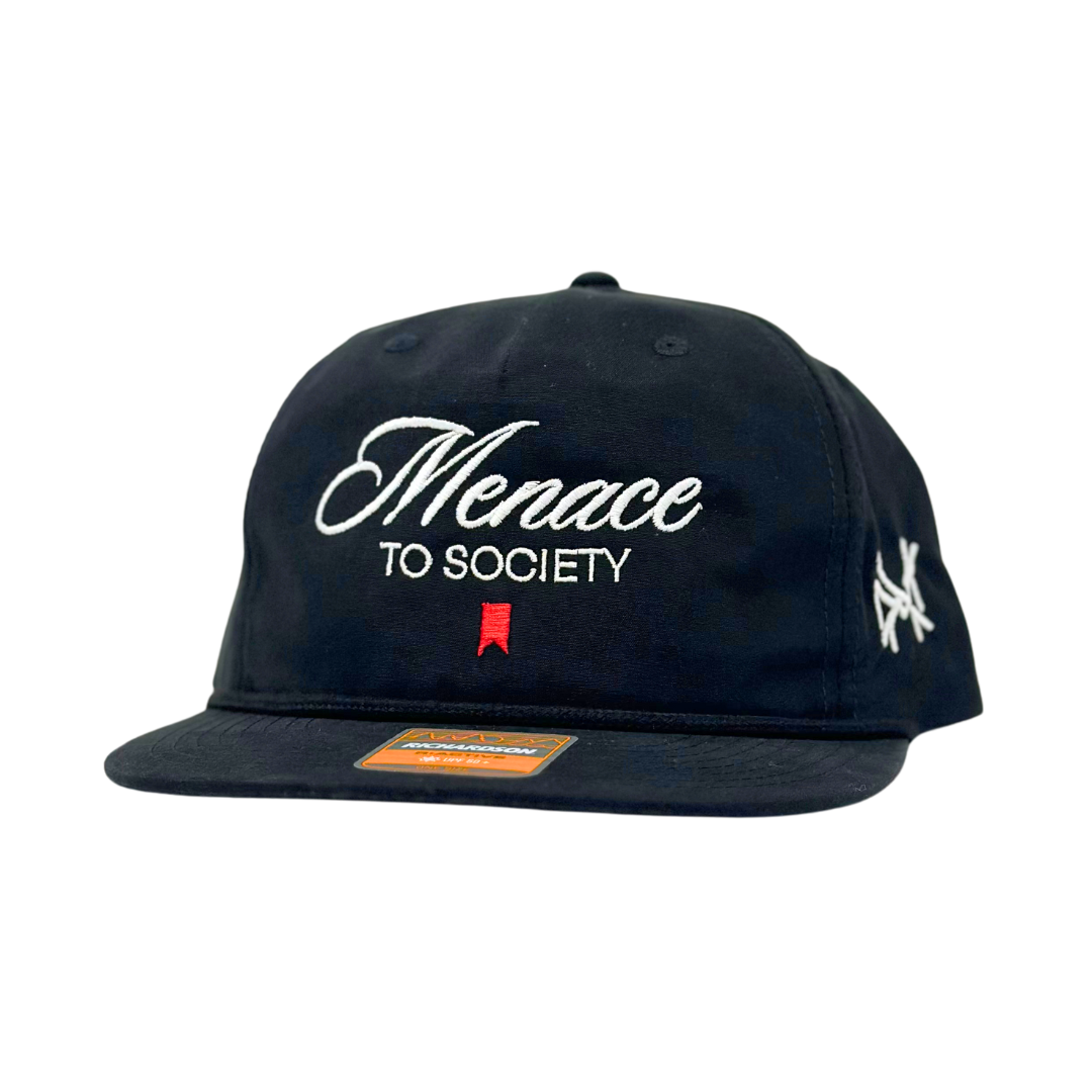 The Mad Hatter Co - Menace to Society Trucker Hat: 256 Richardson Black