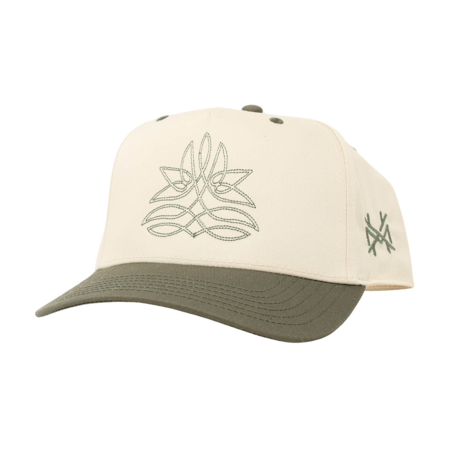 The Mad Hatter Co - Boot Stitch Western Trucker Hat : Retro Brown/Natural