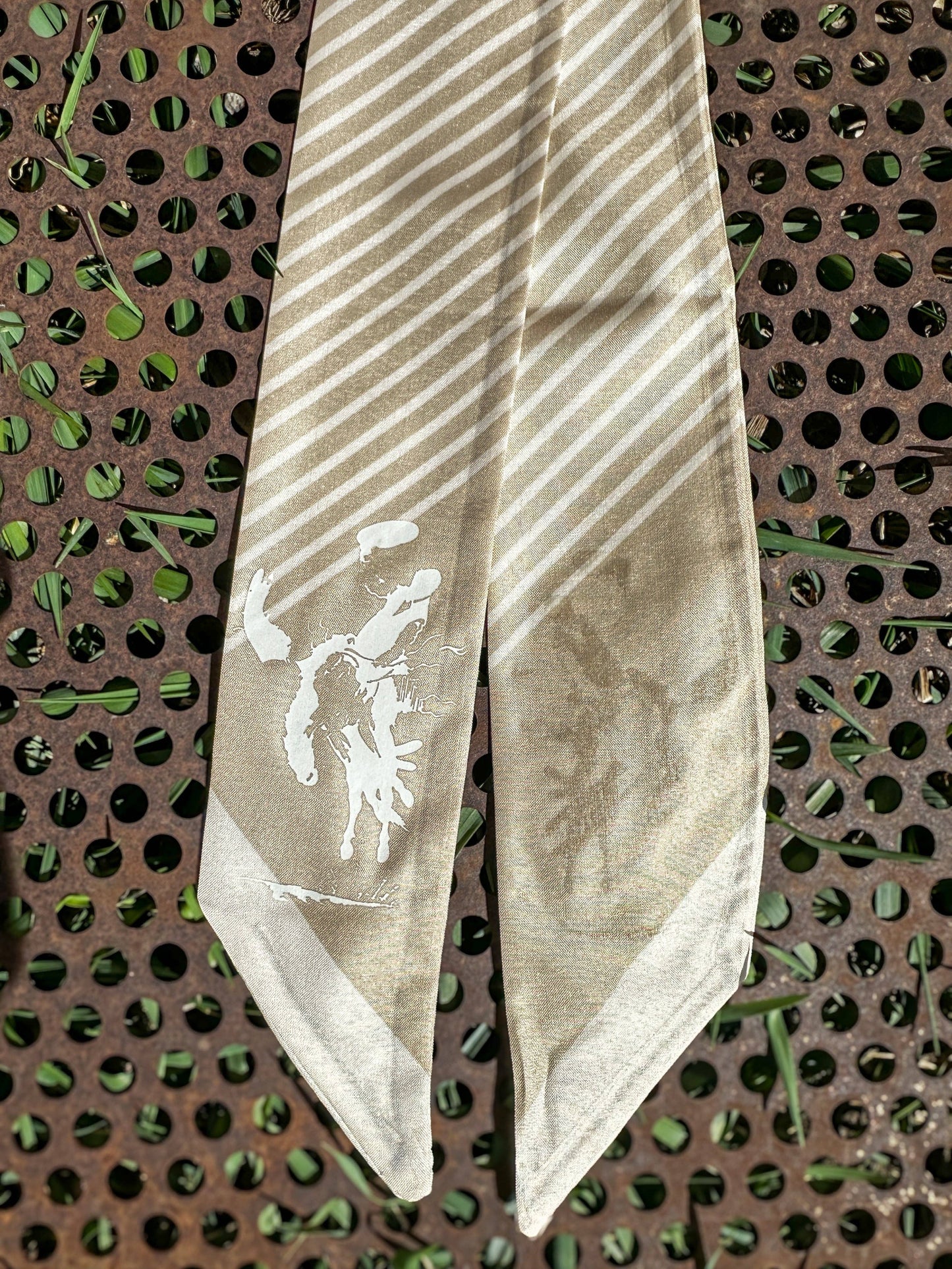The Rodeo Rose - Striped Twillys: Rust/White