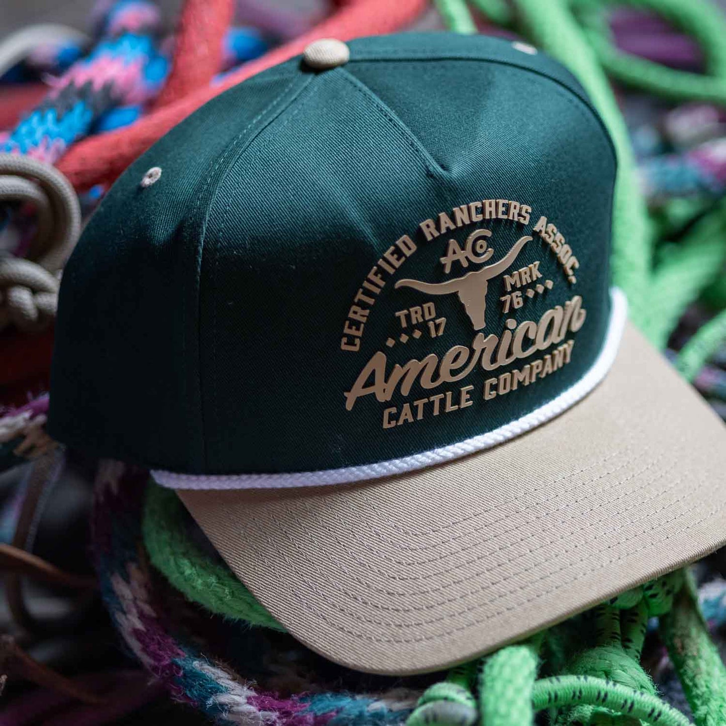 American Cattle Co - Certified Ranchers Association Hat: Black