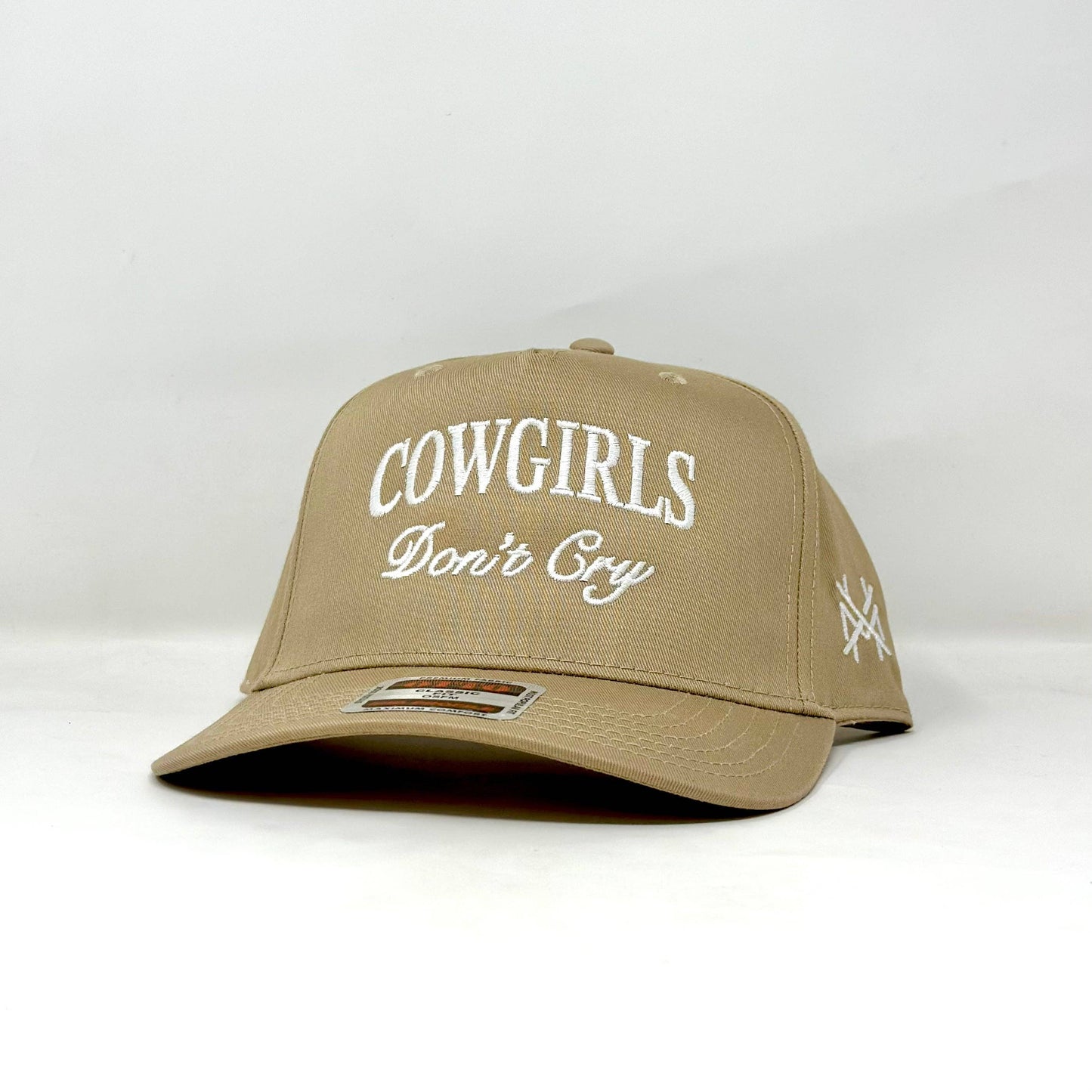 The Mad Hatter Co - MHC Cowgirls Don't Cry Trucker Hat: Black/ Natural Otto