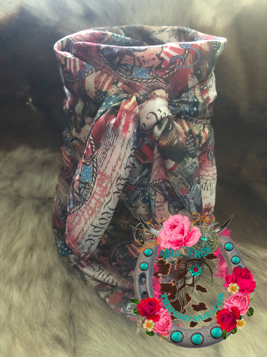 The Posh Ponies, LLC - Custom We The People Wild Rag 35 x 35
