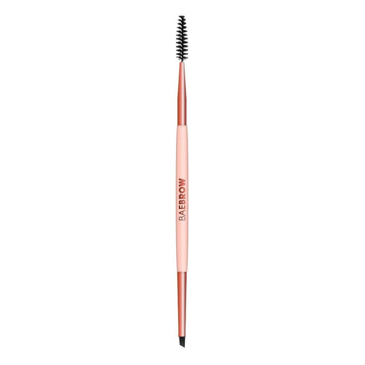BAEBROW - DUAL ENDED ANGLED BRUSH: Nude + Rose Gold