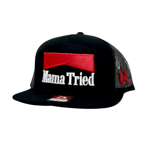The Mad Hatter Co - MHC Mama Tried - Cowboy Killer Trucker Hat: 168 Richardson Black