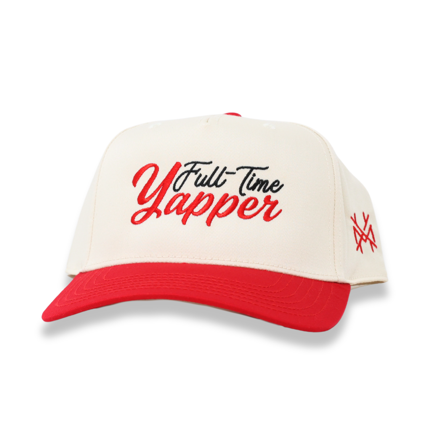 The Mad Hatter Co - Full-Time Yapper Trucker Hat: Retro Field Camo/ Natural