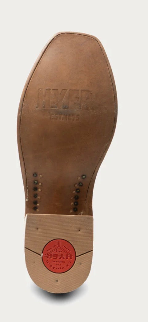 HYER BOOT CO HAYS CUTTET TOE COWBOY BOOT