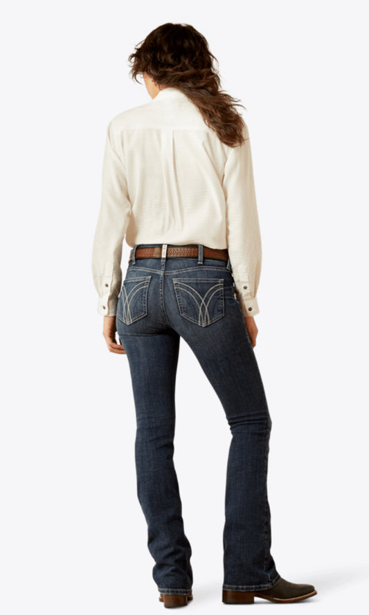 ARIAT WOMENS PERFECT RISE ESTI BOOT CUT JEAN