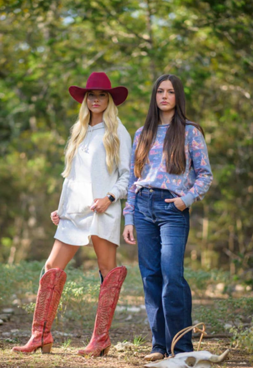 HOOEY WOMENS CORPUS WARM HEATHER GREY HOODY DRESS