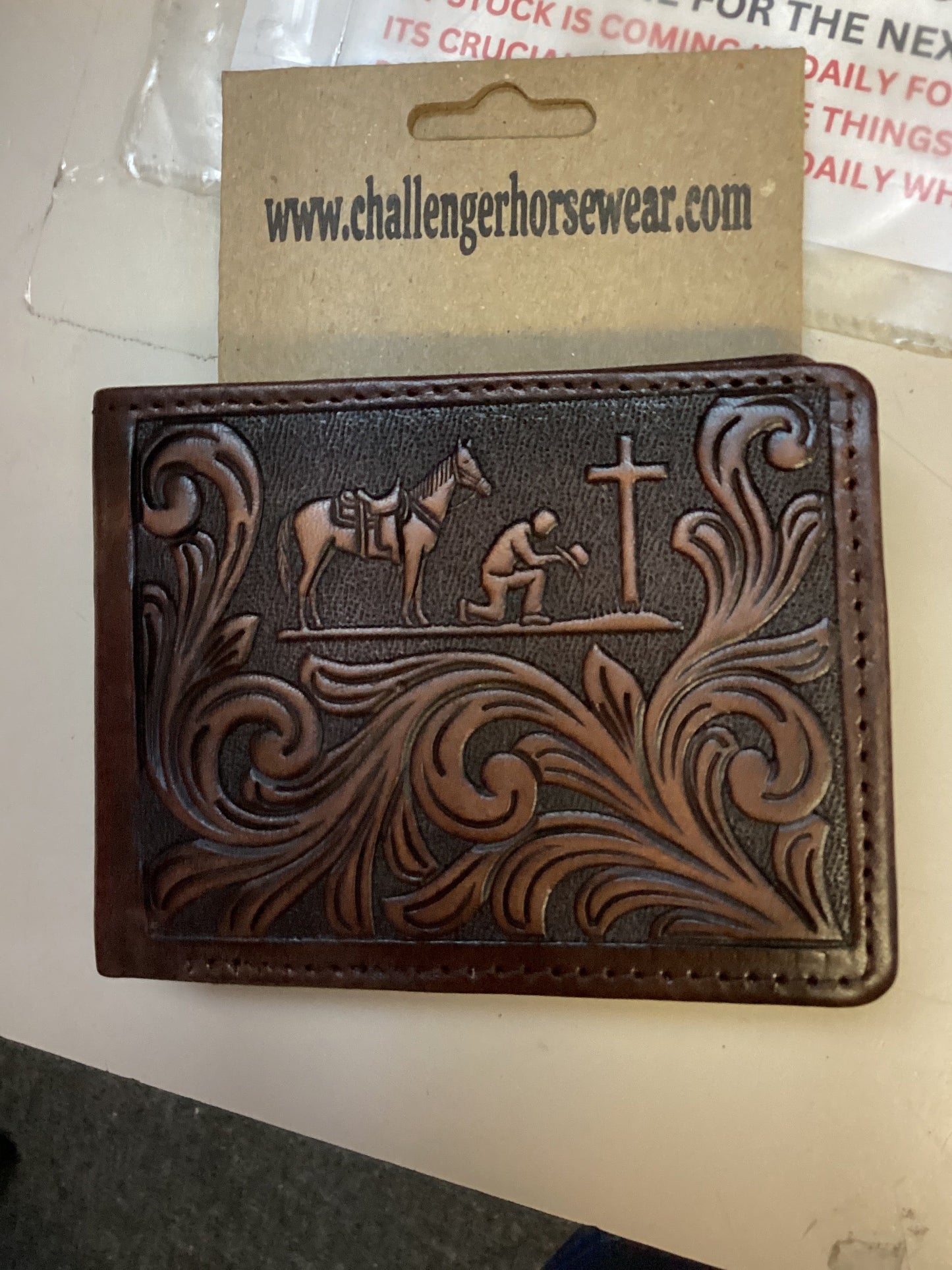 CHALLENGER HORSEWEAR BIFOLD WALLET 18FKW108B