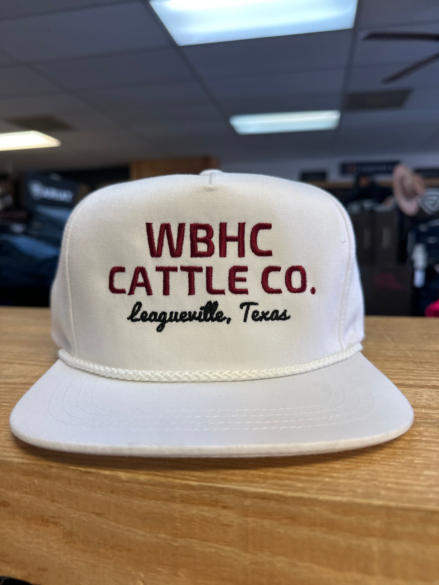 WHISKEY BENT HAT CO CATTLEMAN ROPE CAP