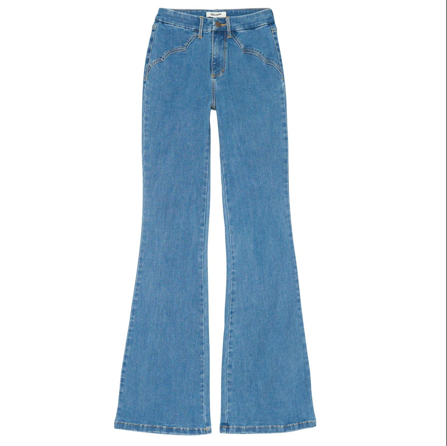WRANGLER WOMENS BESPOKE FLARE JEAN WITH WESTERN ACCENTS