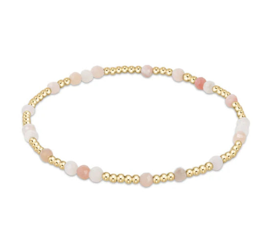 E NEWTON EXTENDS HOPE UNWRITTEN GEMSTONE BRACELET PINK OPAL
