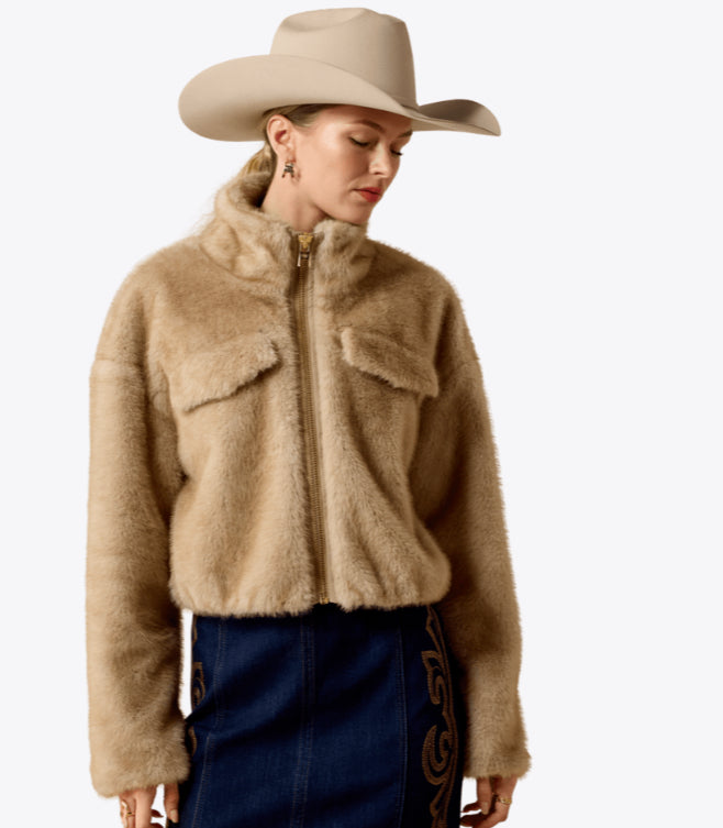 ARIAT WOMENS CREED FAUX FUR JACKET