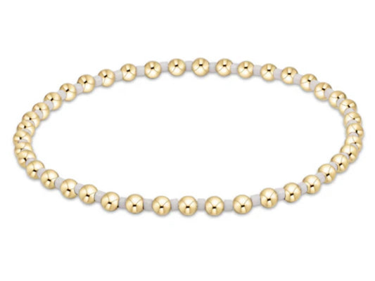 E NEWTON HOPE GRATEFUL BRACELET WHITE