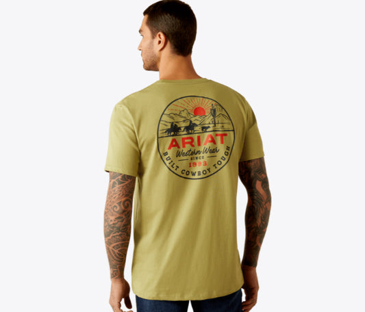 ARIAT MENS FULL CIRCLE SHORT SLEEVE TSHIRT