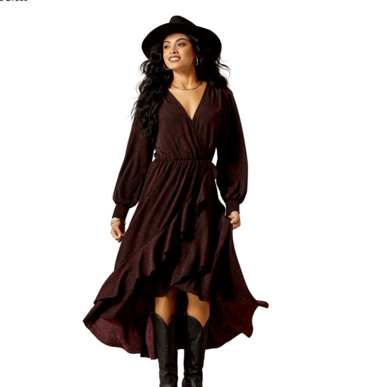 ARIAT WOMENS ARIZONA LONG SLEEVE DRESS